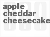 recipe for apple cheddar cheesecake