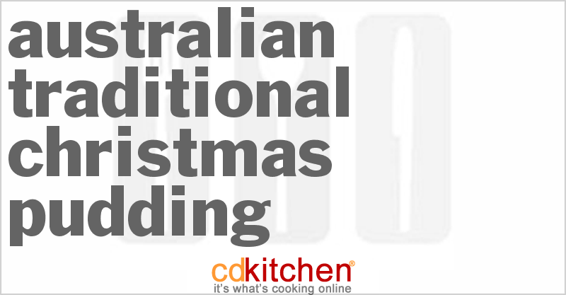 Australian Traditional Christmas Pudding - CDKitchen.com