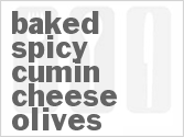 recipe for baked spicy cumin cheese olives