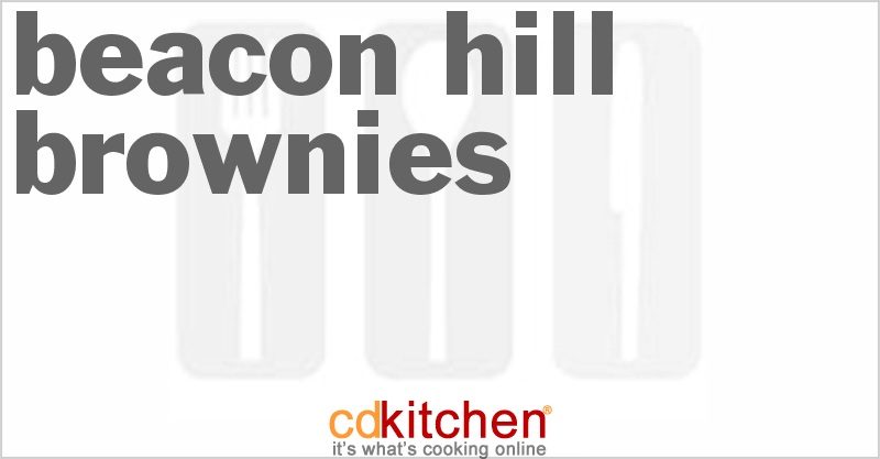 Beacon Hill Brownies - CDKitchen.com
