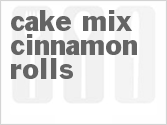 recipe for cake mix cinnamon rolls