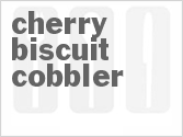 recipe for cherry biscuit cobbler