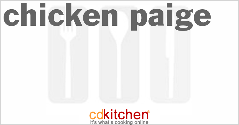 Chicken Paige - CDKitchen.com