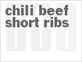 recipe for chili beef short ribs