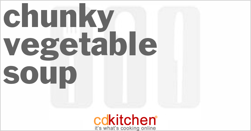 Chunky Vegetable Soup - CDKitchen.com