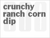 recipe for crunchy ranch corn dip