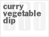 recipe for curry vegetable dip