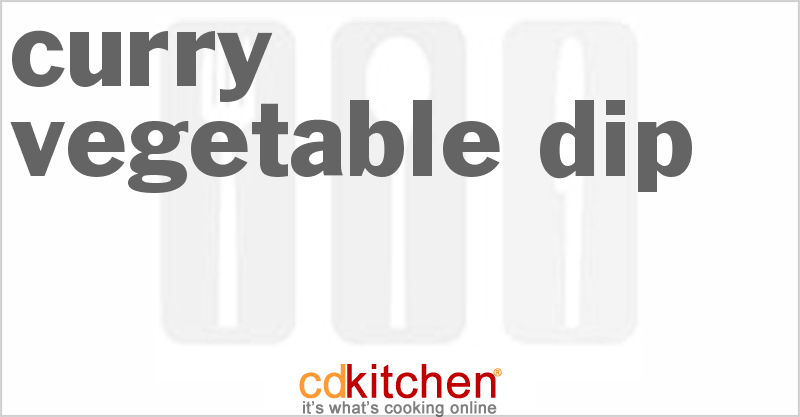 Curry Vegetable Dip - CDKitchen.com