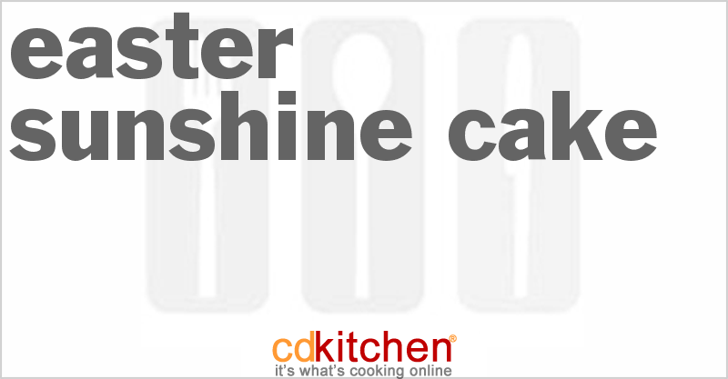 Easter Sunshine Cake - CDKitchen.com