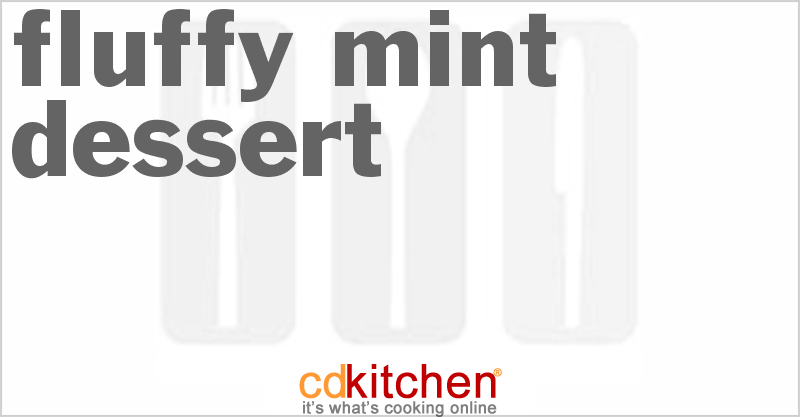 Fluffy Mint Dessert - CDKitchen.com