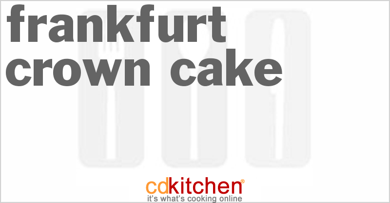 Frankfurt Crown Cake - CDKitchen.com