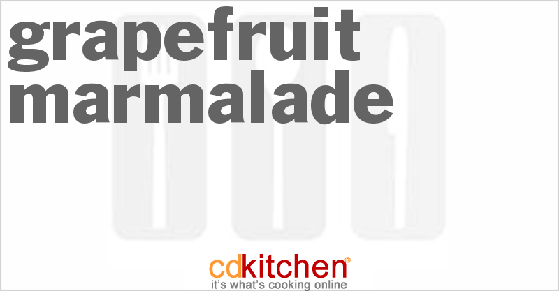 Grapefruit Marmalade - CDKitchen.com
