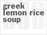 recipe for greek lemon-rice soup