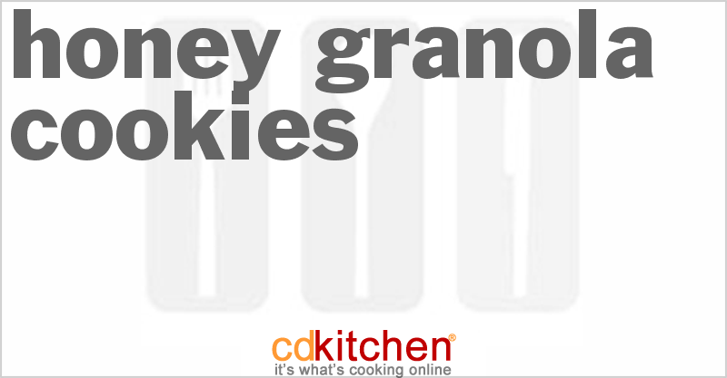 Honey Granola Cookies - CDKitchen.com