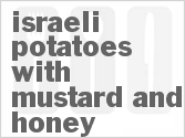 recipe for israeli potatoes with mustard and honey