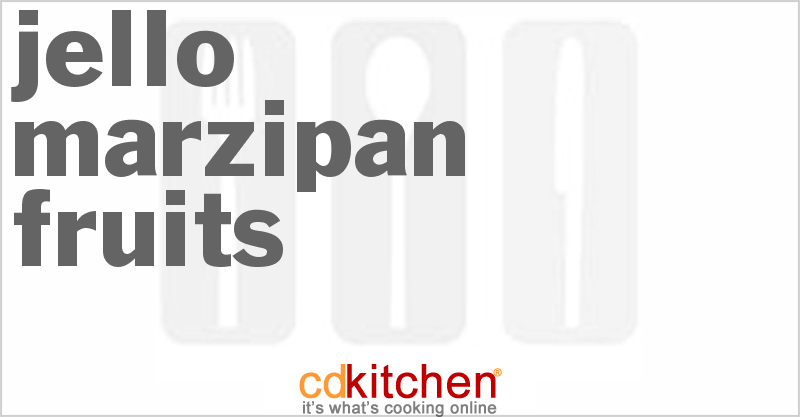 Jello Marzipan Fruits - CDKitchen.com