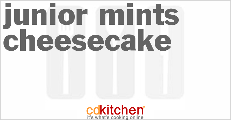 Junior Mints Cheesecake - CDKitchen.com