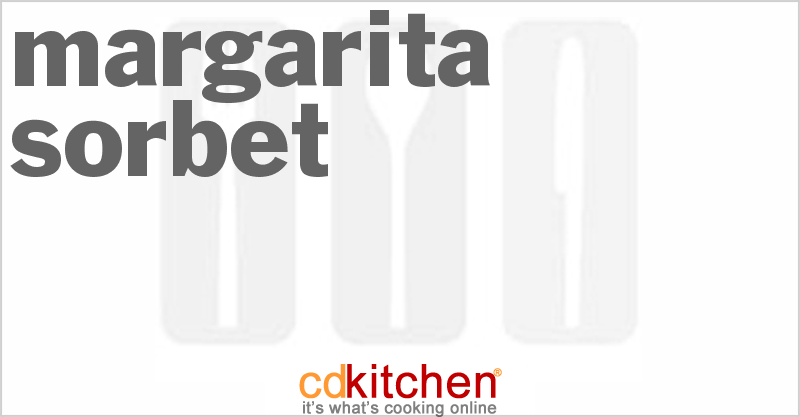 Margarita Sorbet - CDKitchen.com