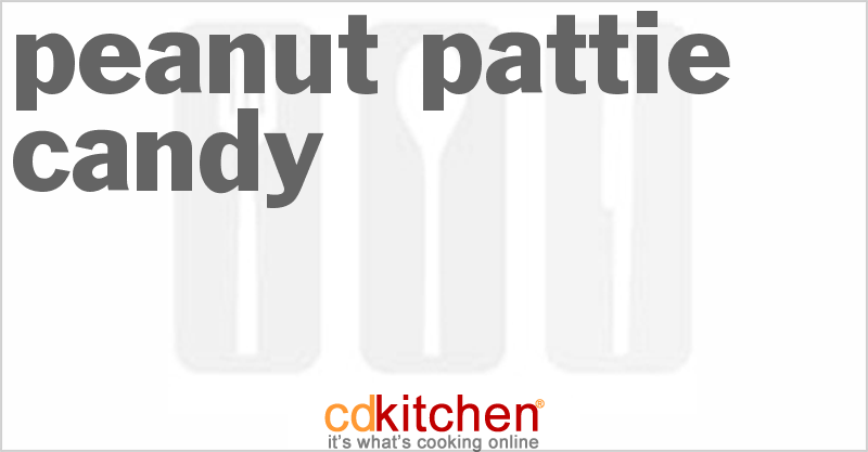 Peanut Pattie Candy - CDKitchen.com