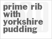 recipe for prime rib with yorkshire pudding