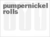 recipe for pumpernickel rolls
