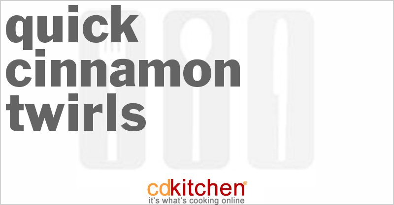 Quick Cinnamon Twirls - CDKitchen.com
