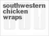 recipe for southwestern chicken wraps