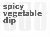 recipe for spicy vegetable dip