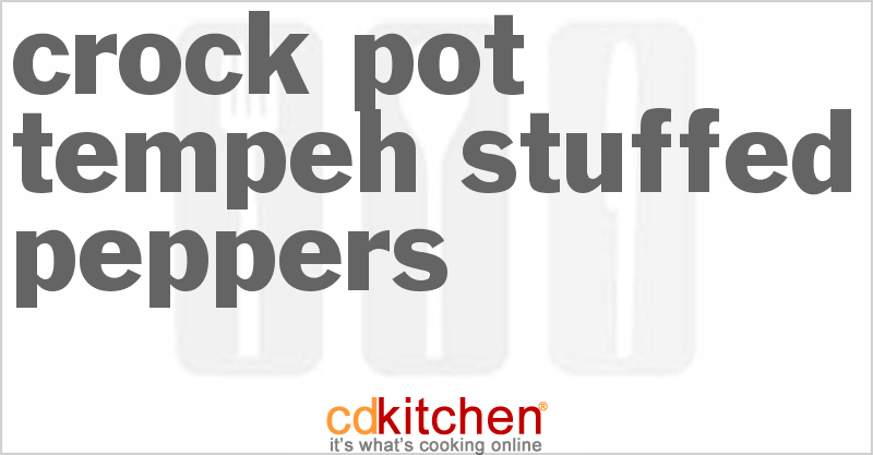 Tempeh-Stuffed Peppers - CDKitchen.com