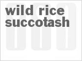 recipe for wild rice succotash