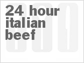 recipe for 24-hour italian beef