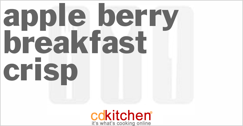 Apple Berry Breakfast Crisp - CDKitchen.com