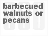 recipe for barbecued walnuts or pecans