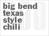 recipe for big bend texas-style chili