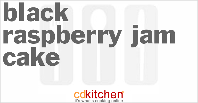Black Raspberry Jam Cake - CDKitchen.com