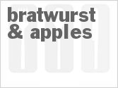 recipe for bratwurst & apples
