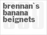 recipe for brennan's banana beignets