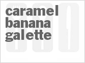 recipe for caramel-banana galette