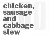 recipe for chicken, sausage and cabbage stew