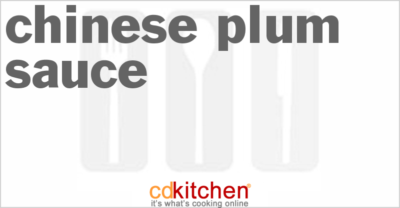 Chinese Plum Sauce - CDKitchen.com