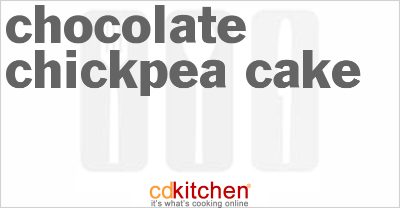Chocolate Chickpea Cake - CDKitchen.com