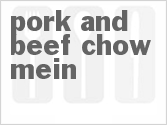 recipe for slow cooker pork and beef chow mein