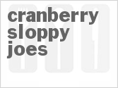 recipe for cranberry sloppy joes