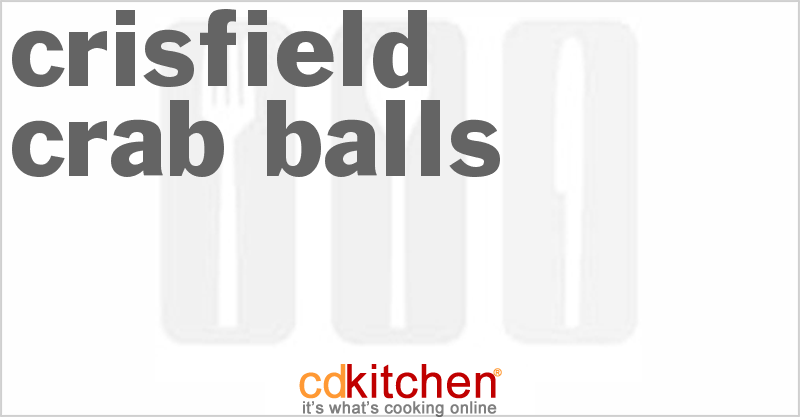 Crisfield Crab Balls - CDKitchen.com