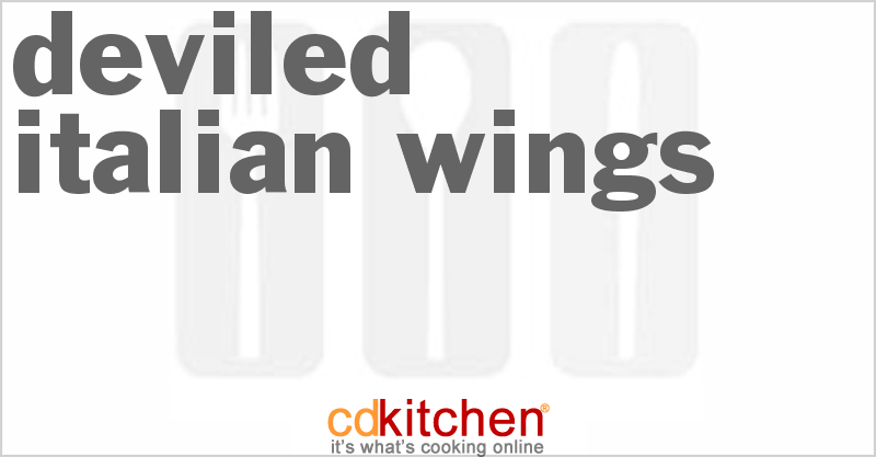 Deviled Italian Wings - CDKitchen.com