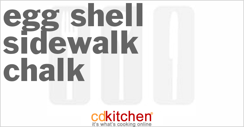 Egg Shell Sidewalk Chalk - CDKitchen.com