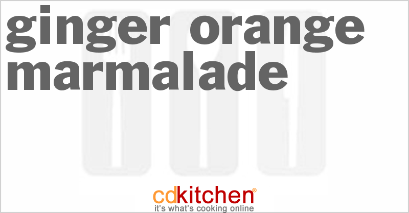 Ginger Orange Marmalade - CDKitchen.com