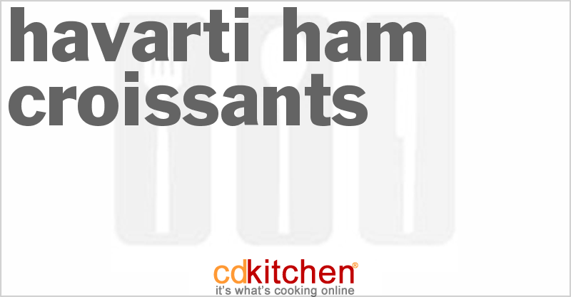 Havarti-Ham Croissants - CDKitchen.com