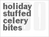 recipe for holiday stuffed celery bites