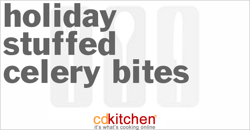 Holiday Stuffed Celery Bites - CDKitchen.com
